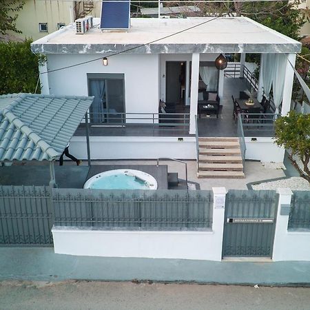 Seaside House In Nea Makri Villa Luaran gambar